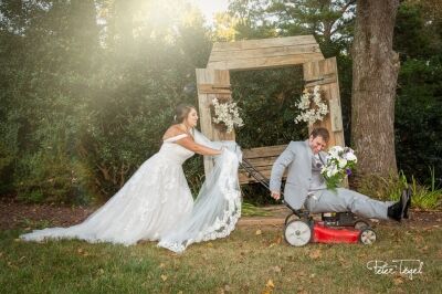 The Romantic Terrace intimate ceremony space near Atlanta